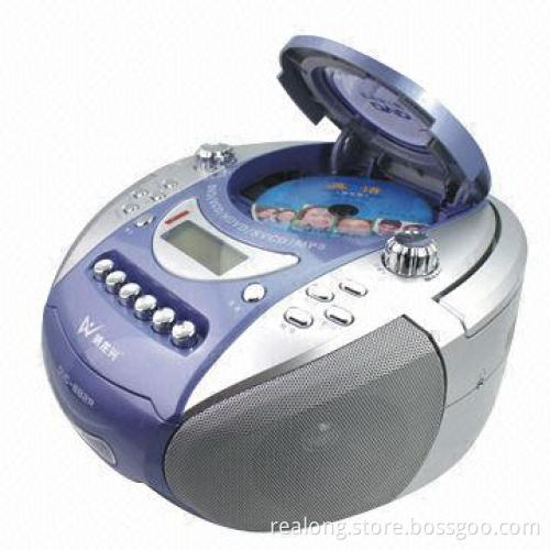 Portable DVD player with carrying handle